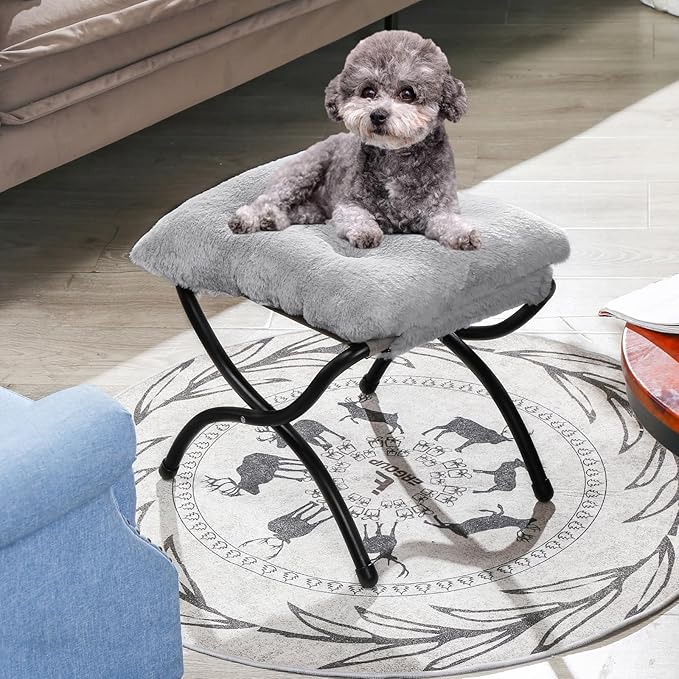 15" Foldable Foot Stool Ottoman - Image 5