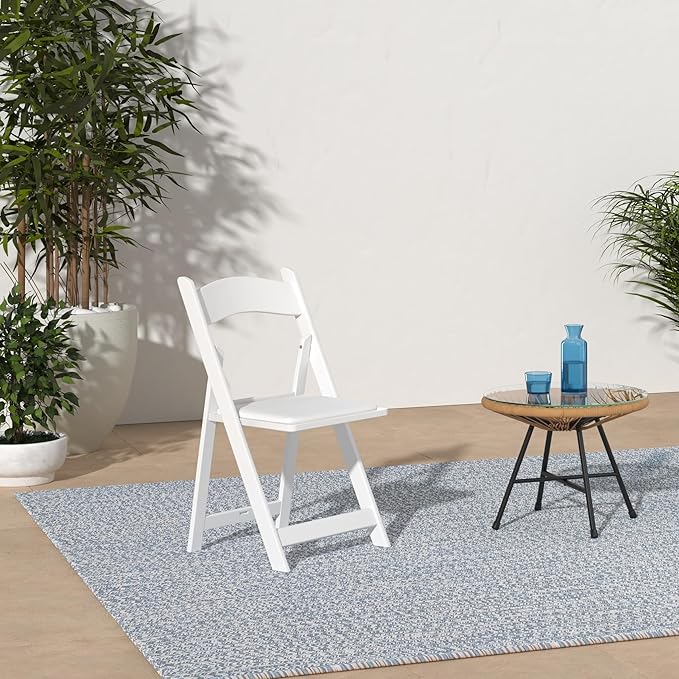 SIMPLEX 100 White Resin Stackable Chairs - Image 2