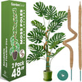 2 Pack 48'' Bendable Moss Pole Monstera Plant Support by Sproot