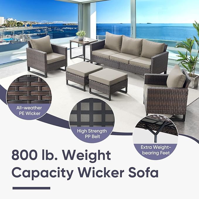 Belord 7 Pieces Patio Furniture Set - Image 6