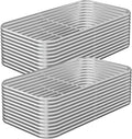 2 Pack Tall 8x3FT Corrugated Galvanized Steel Raised Garden Bed Outdoor by CATMANOR