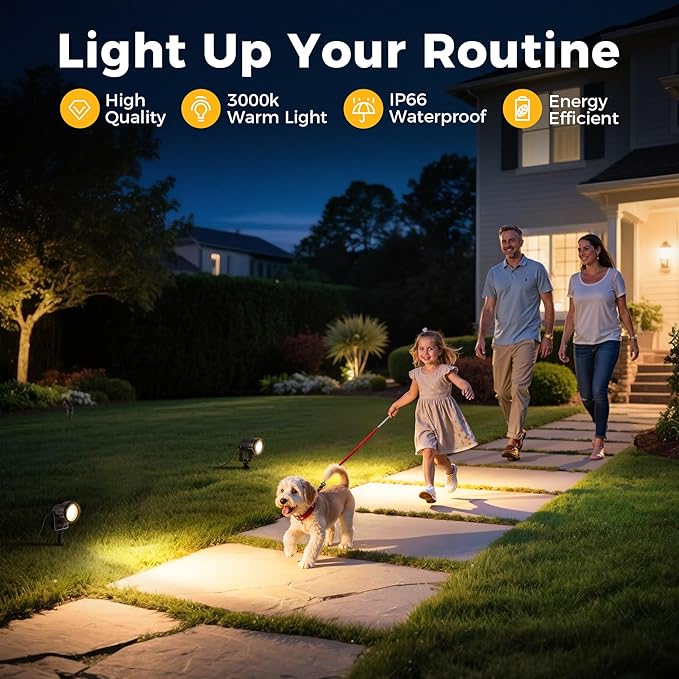 L LOHAS LED 5W Low Voltage Landscape Lighting, 12V 24V Outdoor Spot Lights - Image 8