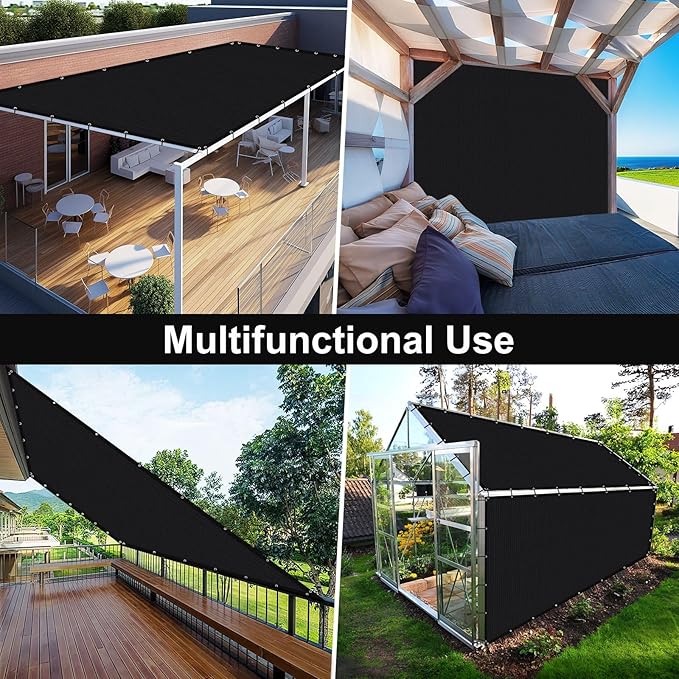 Artpuch 90% Sun Shade Cloth, 3 x 12 FT Pergola Shade Cover Canopy - Image 8