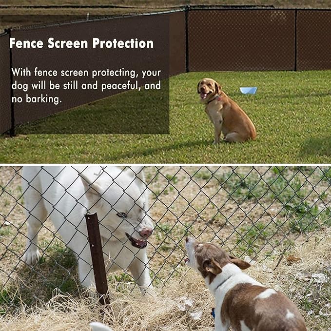 UPGRADE Privacy Fence Screen 3'x69' Brown Outdoor 90% Visibility Blockage 170 - Image 6