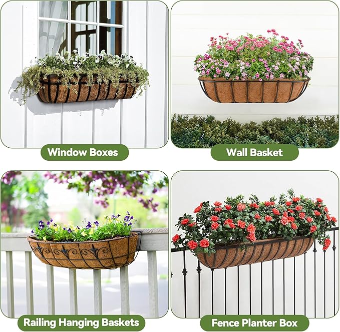2Pcs Trough Coco Liner 30" Coco Coir Liners - Image 5