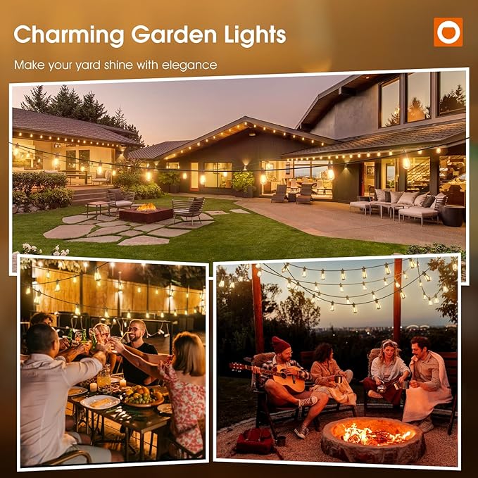 addlon 48FT LED Outdoor String Lights - Image 8