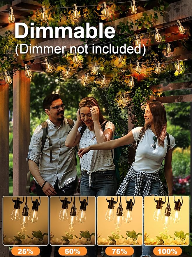 Svater Outdoor String Lights 200 FT, Patio Lights - Image 5