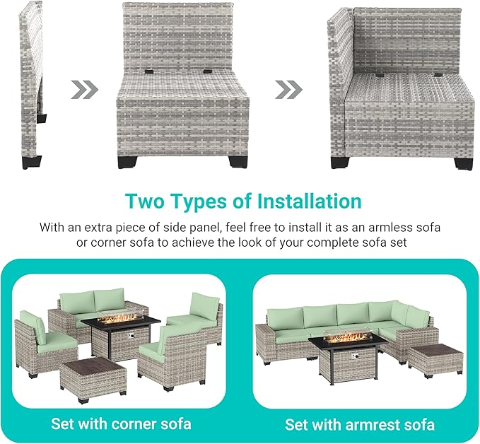 7-Piece Outdoor Patio Furniture Set - Image 3
