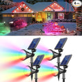 RGB Halloween Solar Lights Outdoor, 2 Modes Solar Spotlights Outdoor Waterproof by Unknown