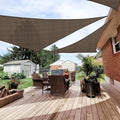 Patio Paradise 22' x 22' x 21'10“ Sun Shade Sail Triangle Canopy, Permeable by Patio
