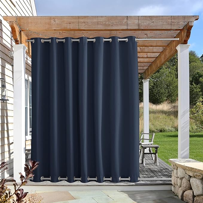 NICETOWN Weighted Blackout Outdoor Curtain by NICETOWN