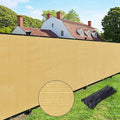 UPGRADE Privacy Fence Screen 5'x40' Sand Outdoor 90% Visibility Blockage 170 by UPGRADE
