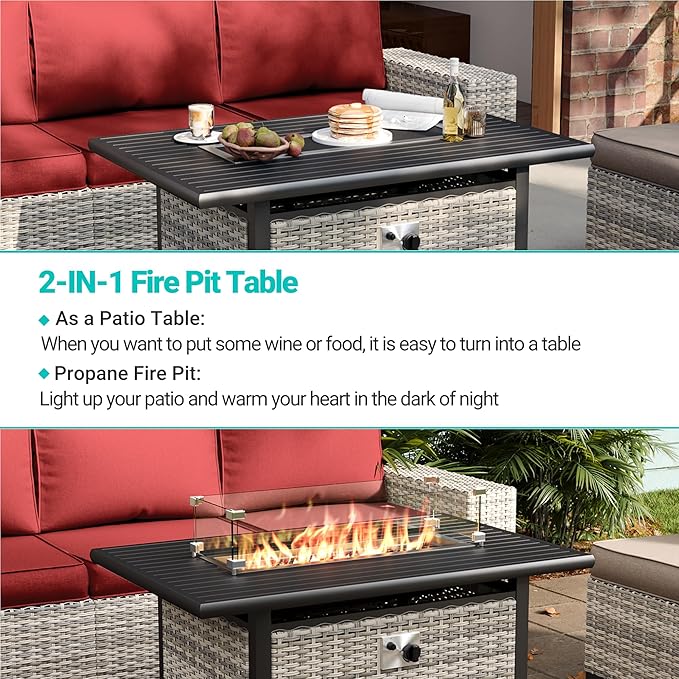 9-Piece Outdoor Patio Furniture Set - Image 6