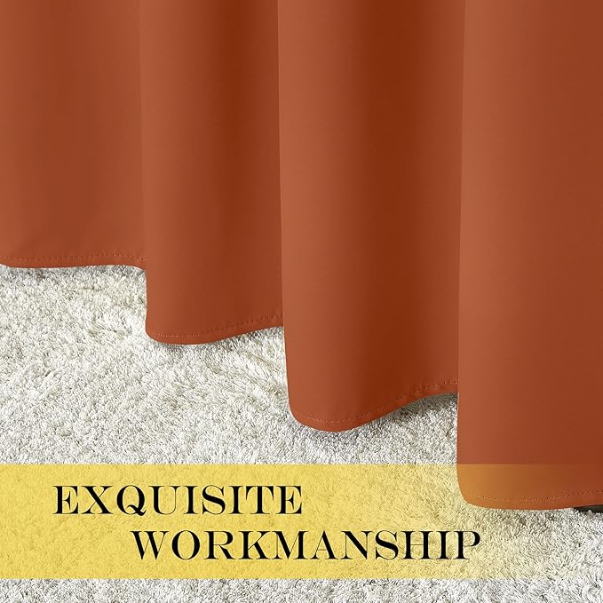 NICETOWN Blackout Drapery Curtain Panel 90 inches Long - Image 7
