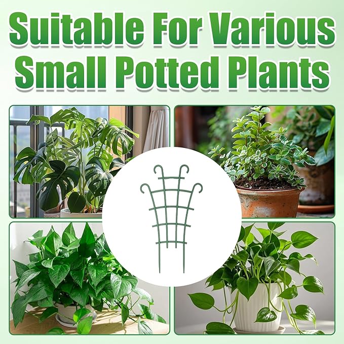 Plant Support Stakes, Stackable Plant Trellis - Image 5