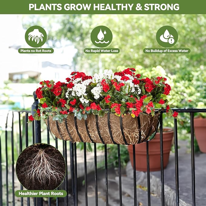 3Pcs Trough Coco Liner 30" Coco Coir Liners - Image 2