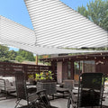 LOVE STORY 16' x 16' x 16' Triangle Grey-White Sun Shade Sail Canopy UV Block by LOVESTORY