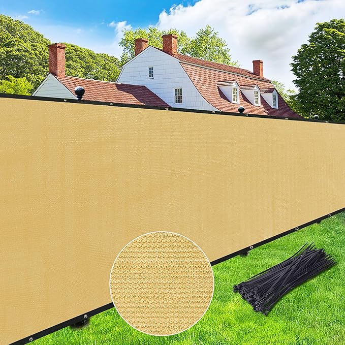 UPGRADE Privacy Screen Fence 8' x 50' Commercial Shade Cover by UPGRADE