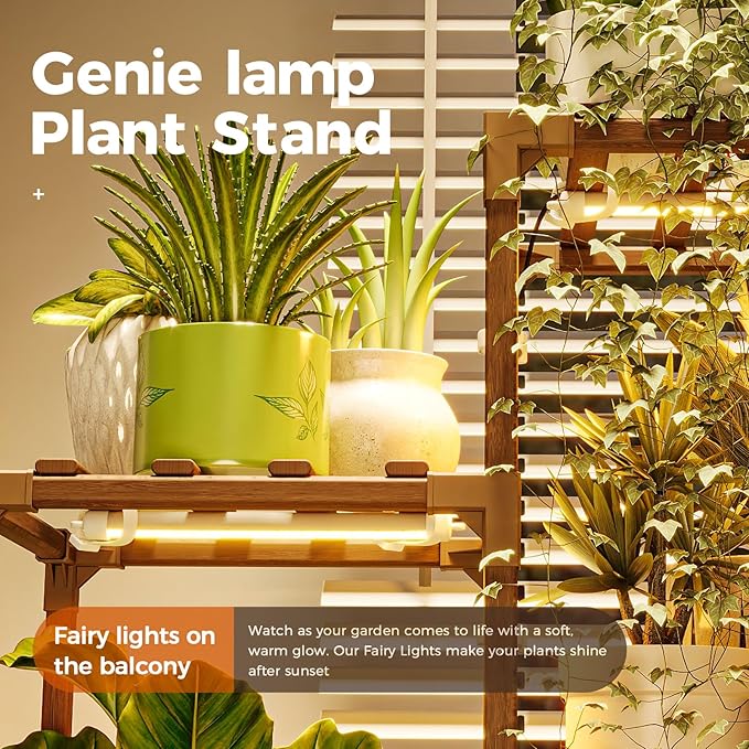 Bamworld Plant Stand with Grow Lights - Image 4