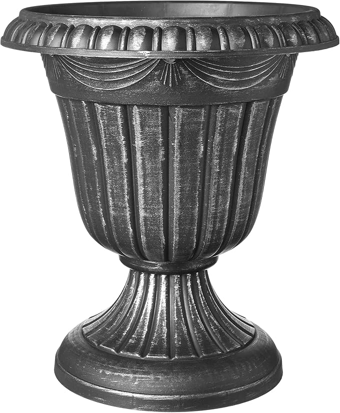 Arcadia Garden Products PL00SL Classic Traditional Plastic Urn Planter by Unknown