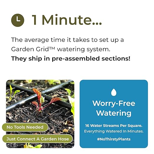 Garden Grid Watering System | Raised Garden Bed Drip Irrigation System – But - Image 2