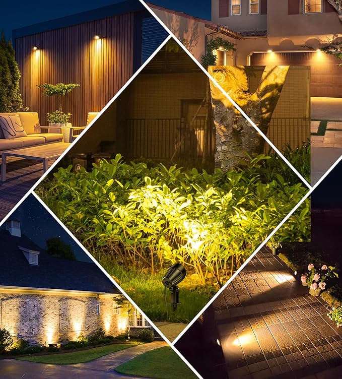 MEIKEE 7W 800lm Low Voltage Landscape Lights, 12V 24V LED Landscape Lighting - Image 9