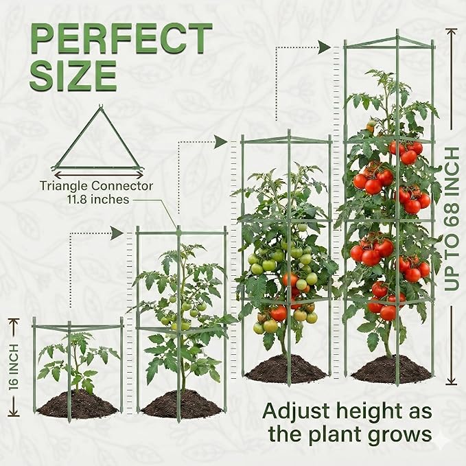 K-Brands Tomato Cage – Premium Tomato Plant Stakes Support Cages Trellis - Image 5