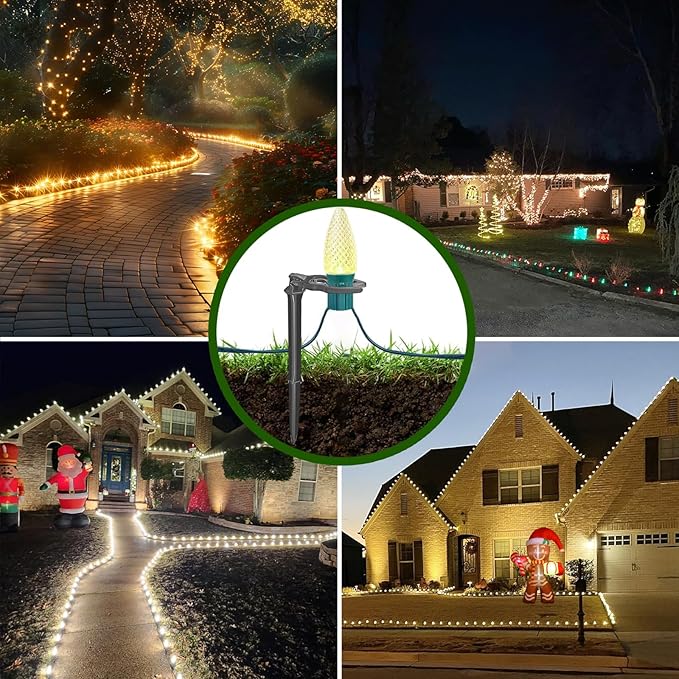 200 Pack Christmas Light Stakes 8.5"-10" - Image 6
