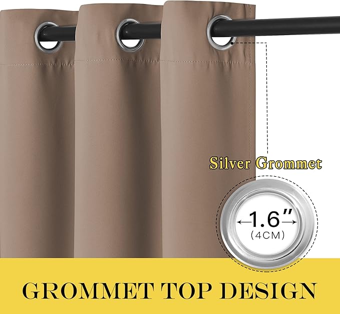 NICETOWN Blackout Drapery Curtain Panel - Image 3