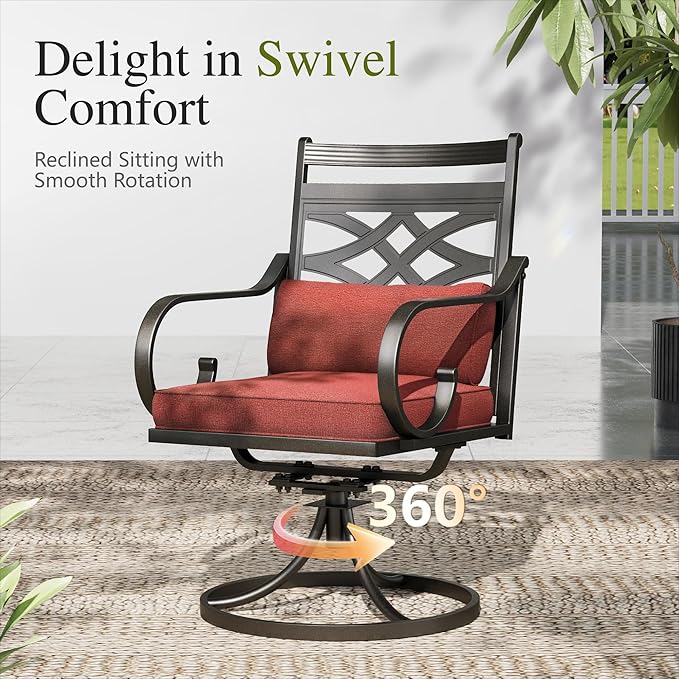 Sophia and William Outdoor Patio Dining Set - Image 3