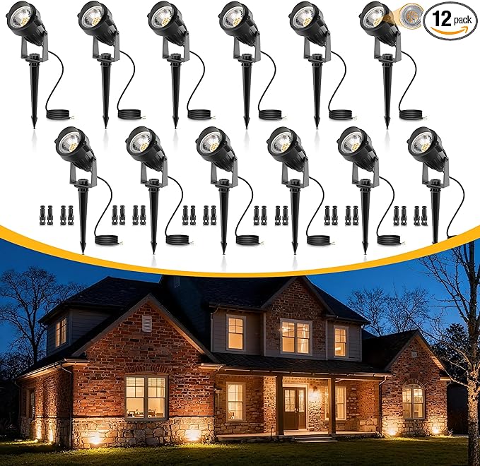 L LOHAS LED 5W Low Voltage Landscape Lighting, Christmas Outdoor Spot Lights by LLOHASLED