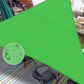 LOVE STORY Right Triangle 7'x10'x12.2' Waterproof Sun Shade Sail Canopy UV Block by LOVESTORY