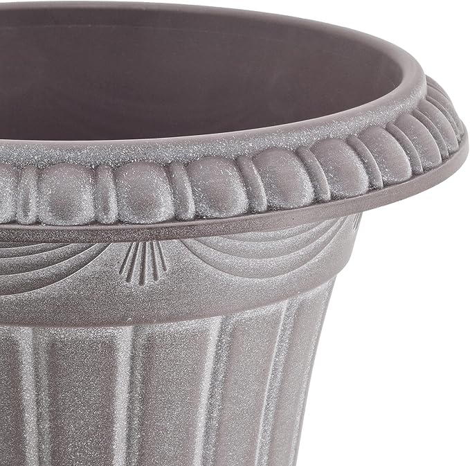 Arcadia Garden Products PL00CW Classic Traditional Plastic Urn Planter - Image 3