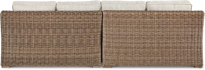 Signature Design by Ashley Beachcroft Outdoor Left & Right Arm Facing Wicker - Image 6