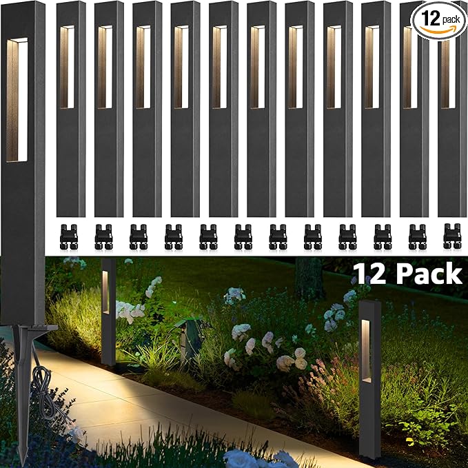SUNVIE LED Low Voltage Landscape Lights 3W Pathway Lights Low Voltage 12-24V by SUNVIE