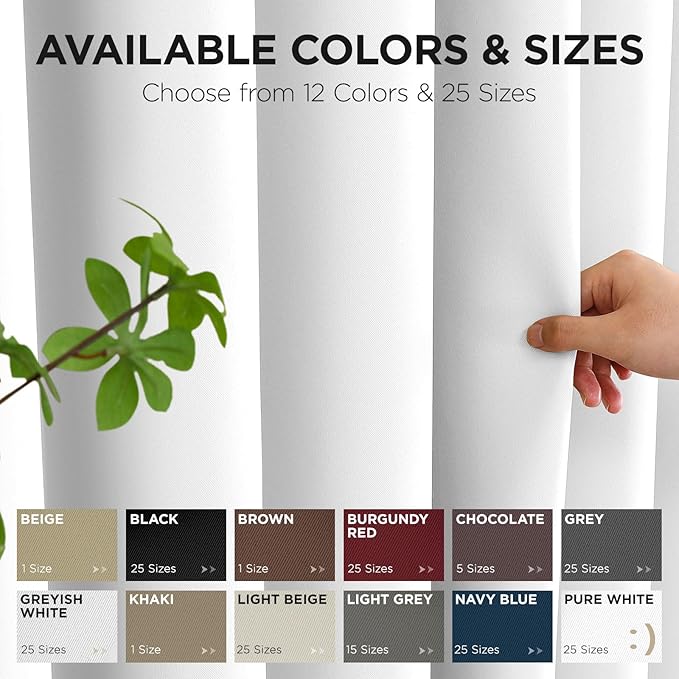 Joydeco Blackout Door Curtain for Doorway Privacy 90 Inches Long, Grommet - Image 7