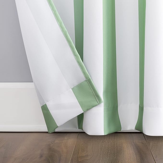 Sun Zero Valencia Cabana Stripe Indoor/Outdoor UV Protectant Energy Efficient - Image 4