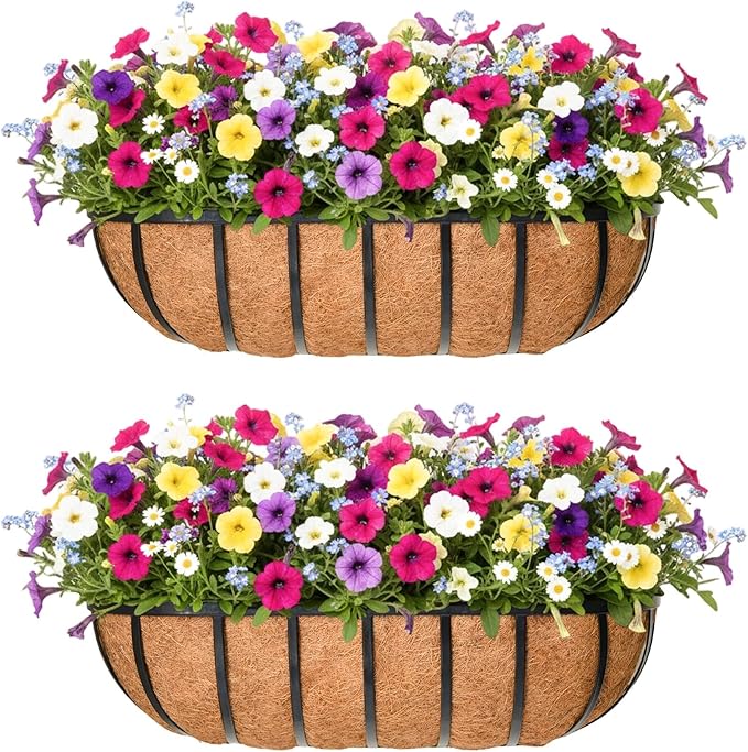 30'' Window Box Railing Planter by Qusuxi