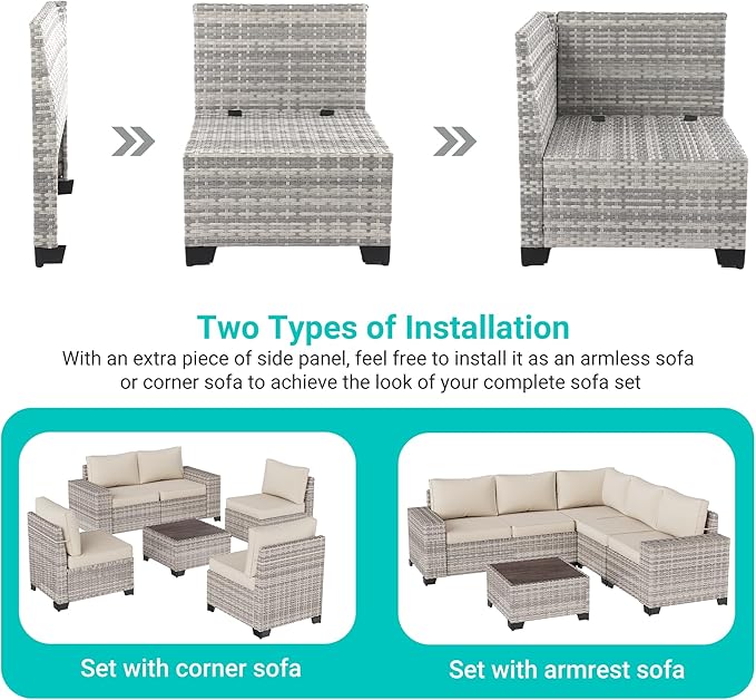 16-Piece Outdoor Patio Furniture Set - Image 3