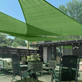 LOVE STORY Custom Size 8'x9'x12' Piquant Green Sun Shade Sail Right Triangle by LOVESTORY