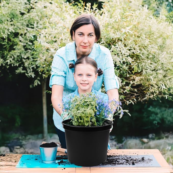 GREANER 5 Gallon Black Planter Pots, Seed Starting Container - Image 7