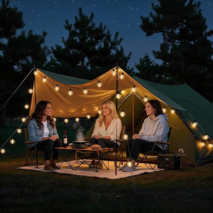 RTTY Classic Series Outdoor String Lights 50 FT Globe LED Patio Lights - Image 8