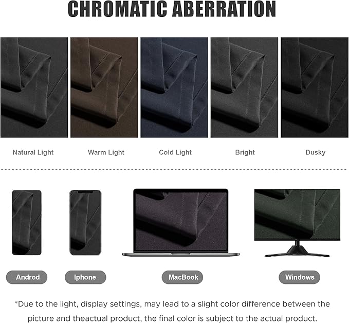 BONZER Outdoor Curtains for Patio Waterproof Thick Privacy Wide Grommet Light - Image 5