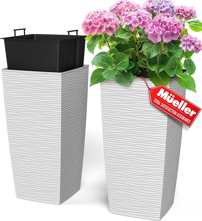 Mueller M-Resin Heavy Duty Tall Planters by Mueller