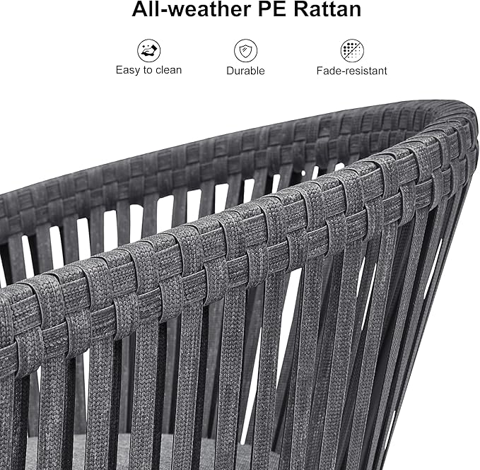 PURPLE LEAF 9 Pieces Outdoor Dining Set - Image 3