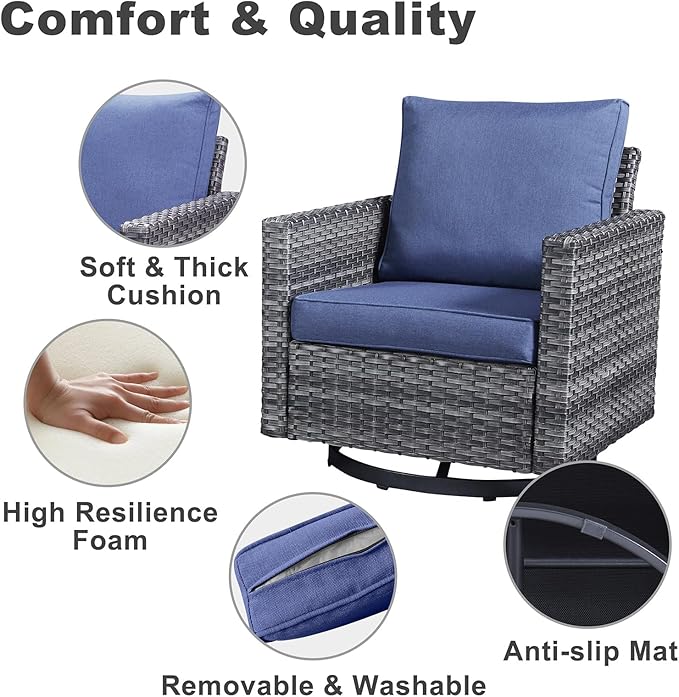 Belord Family Reunion Patio Conversation Set - Image 5
