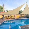 E&K Sunrise 22' x 22' x 22' Sun Shade Sail Triangle Canopy Shade Cover UV Block by EKSUNRISEINC