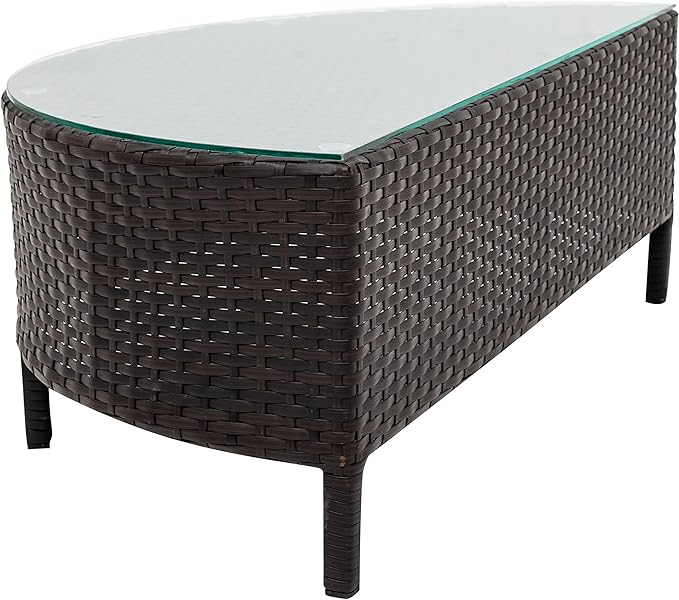 Merax 5-Piece Outdoor Sectional Sofa Set, All-Weather PE Wicker Patio Furniture - Image 13