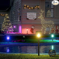 AOSEA 2 Pack Solar Pathway Lights Outdoor Waterproof by AOSEA