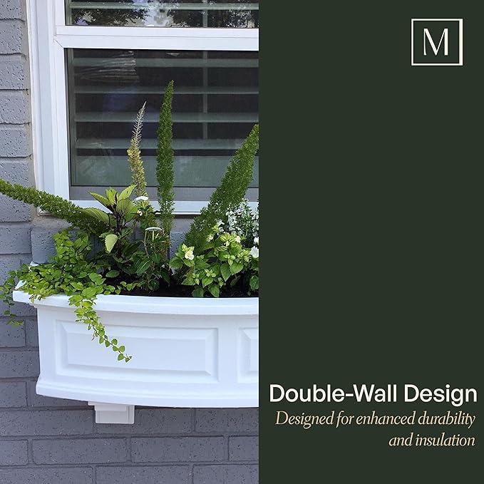 Mayne Nantucket 5-Foot Window Box – Self-Watering, Weather-Resistant Planter - Image 5